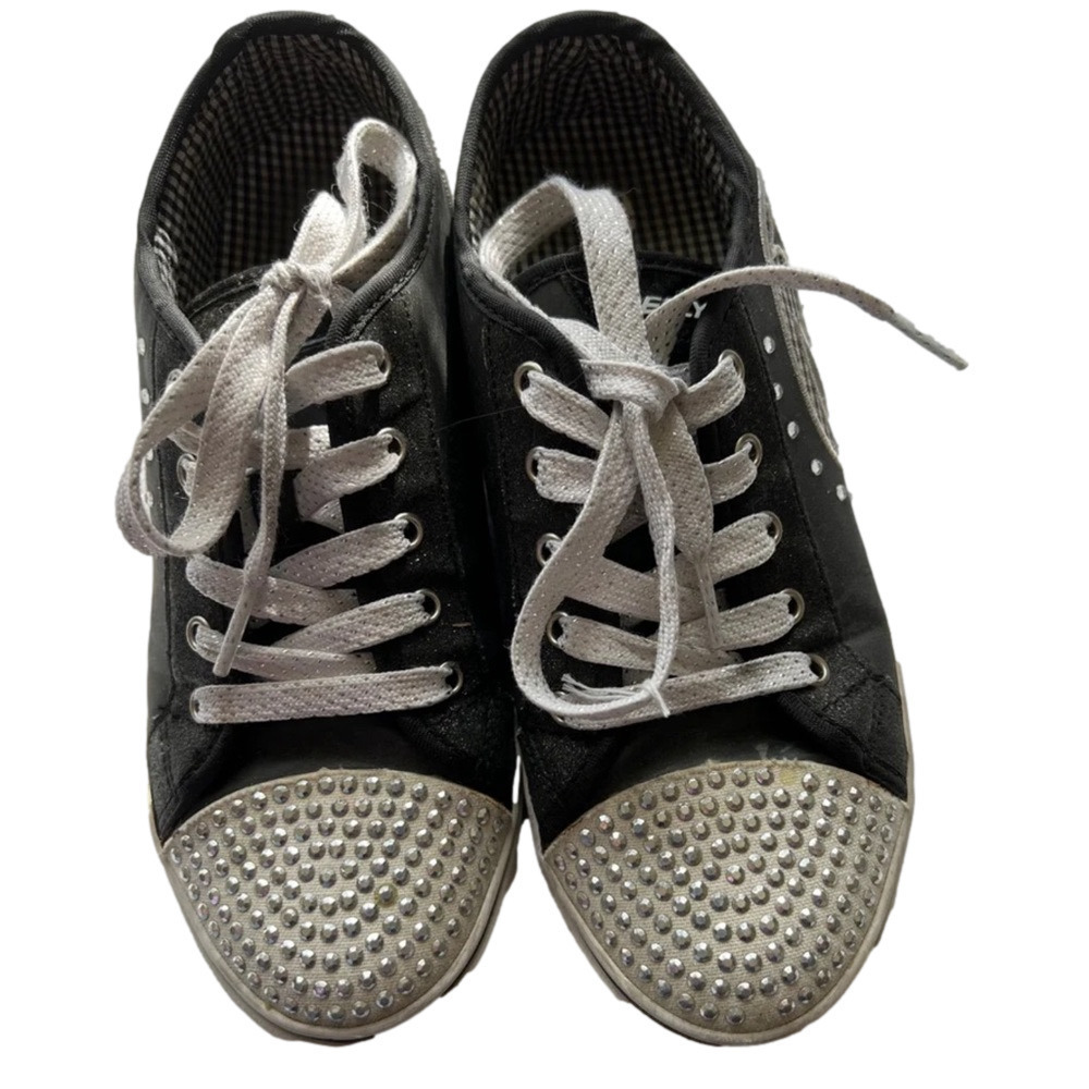 Heelys Black Embellished Women’s 6 Youth Girls 5